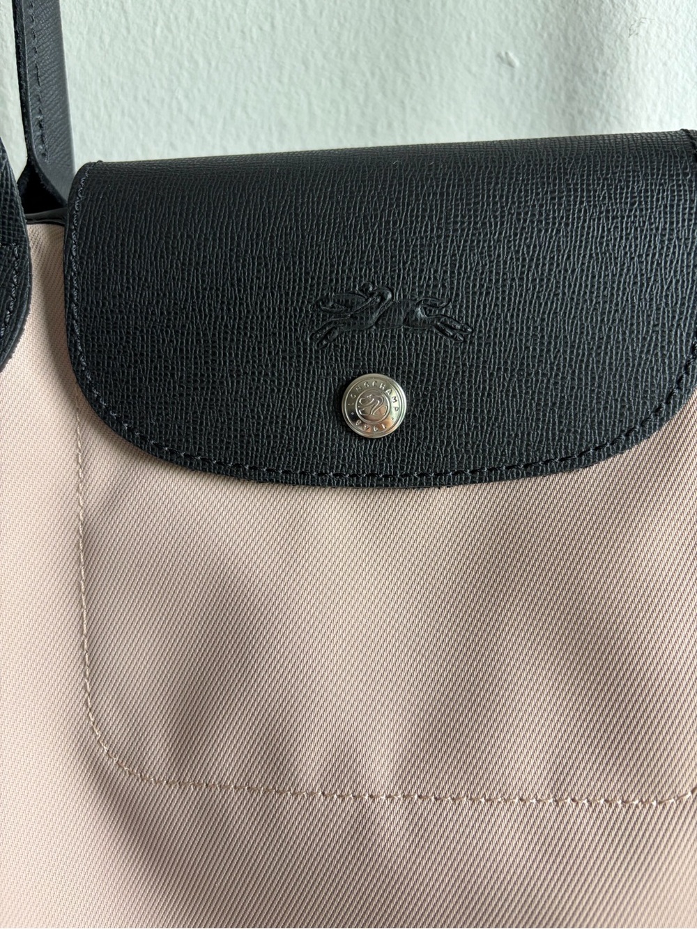 Longchamp Energy XXL Long Handle Dusty Rose Tote with Black Trim - Picture 3 of 14